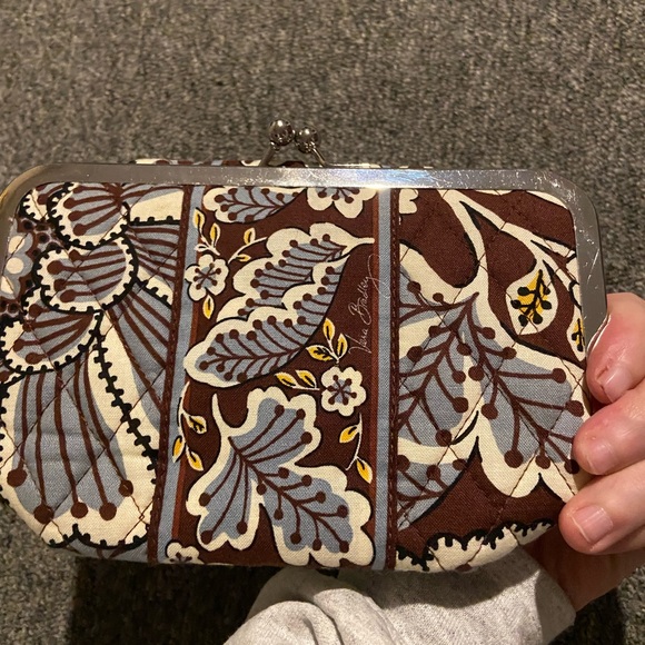 Vera Bradley Slate Blooms Clutch - Picture 2 of 3